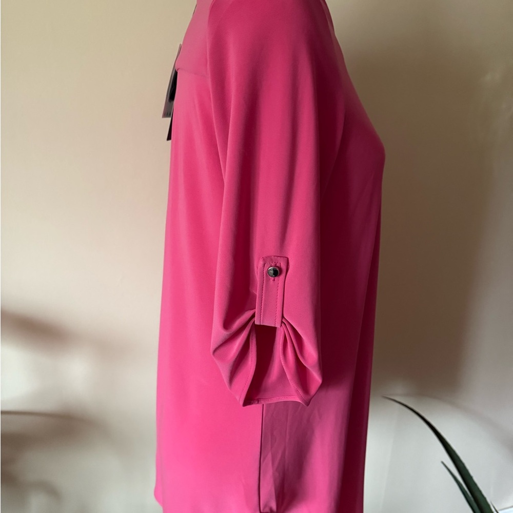 NWT BEAUTIFUL JOSEPH RIBKOFF PINK TUNIK TOP, size 8 - Picture 7 of 8